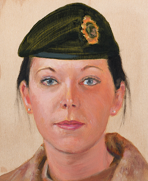 Cpl. Karine Blais 12e Régiment Blindé du Canada, Groupment Tactique, 2e Bataillon, Royal 22e Régiment April 13, 2009